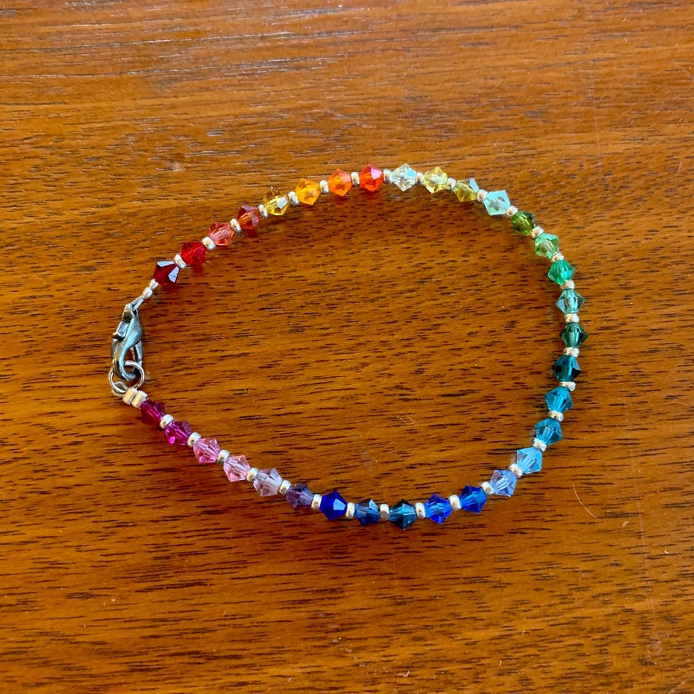 Swarovski Crystal Rainbow Bracelet